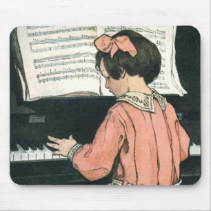Toonladder door Jessie Willcox Smith, Pianomuziekm Muismat