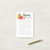 TOONLIJST POST-IT® NOTES (Op bureau)