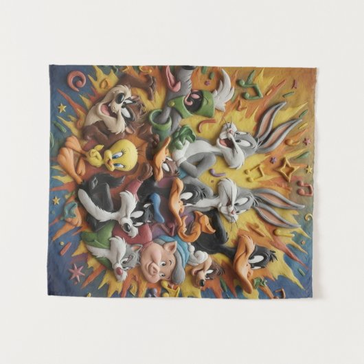 Toons Tapestry Wandkleed (Voorkant (horizontaal))