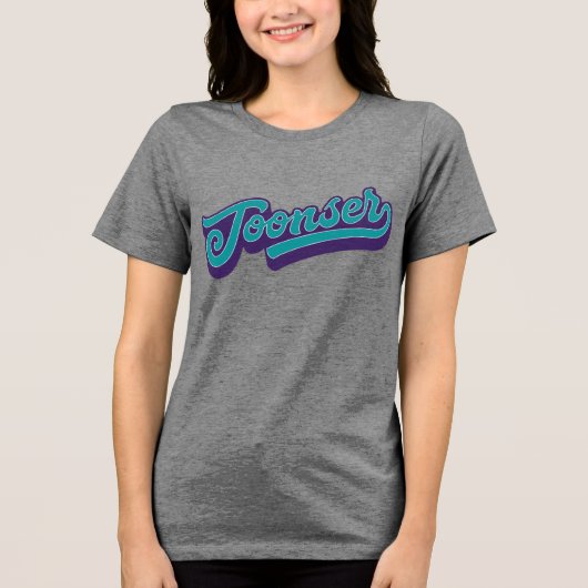 Toonser, Doric Dialect Tri-Blend Shirt (Voorkant)