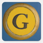 Toonsoort G Vierkante Sticker (Voorkant)