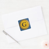 Toonsoort G Vierkante Sticker (Envelop)
