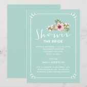 TOONT DE BRIDE | BRIDAL SHOWER INVITATION KAART (Voorkant / Achterkant)