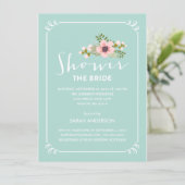 TOONT DE BRIDE | BRIDAL SHOWER INVITATION KAART (Staand voorkant)