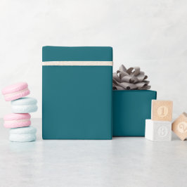 toont een turquoise, schuine rechthoekige vormgevi cadeaupapier