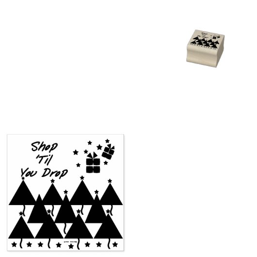 TOONT 'TIL JE DROP RUBBERSTEMPEL (Gestempeld)