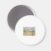 Toontown ben je genoeg magneet (Voorkant / Achterkant)