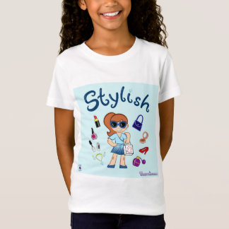 TOONVIDUALS stijlvol model meisje 3 T-shirt