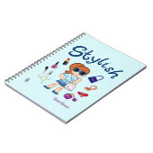 TOONVIDUALS Stylish Girl 3 Spiral Notitieboek (Linkerzijde)