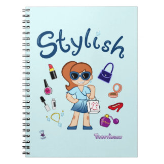 TOONVIDUALS Stylish Girl 3 Spiral Notitieboek