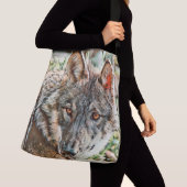 toonwolf crossbody tas (Dichtbij)