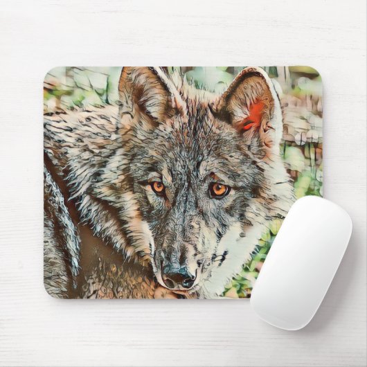 toonwolf muismat (Met muis)
