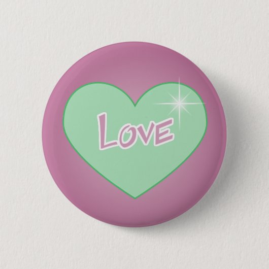 Toony Heart Love Button (Voorkant)