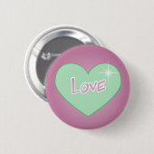 Toony Heart Love Button (Voorkant /achterkant)