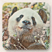 toony panda bier onderzetter (Voorkant)