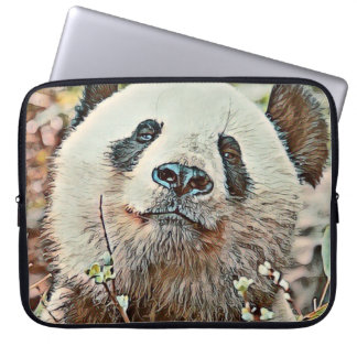 toony panda laptop sleeve