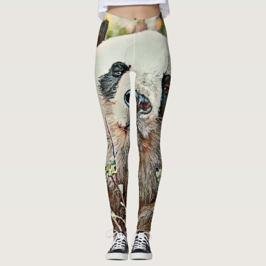 toony panda leggings (Voorkant)