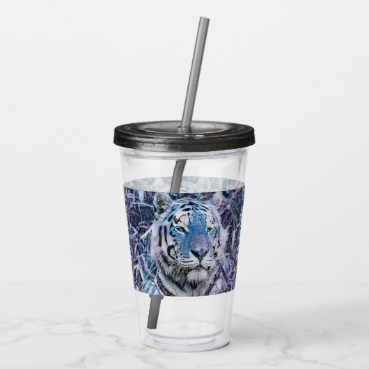 Toony Tiger blue Acryl Drinkbeker (Achterkant)