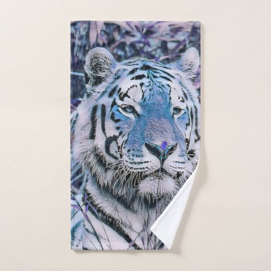 Toony Tiger blue Bad Handdoek (Handdoek)