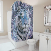 Toony Tiger blue Douchegordijn (In situ)