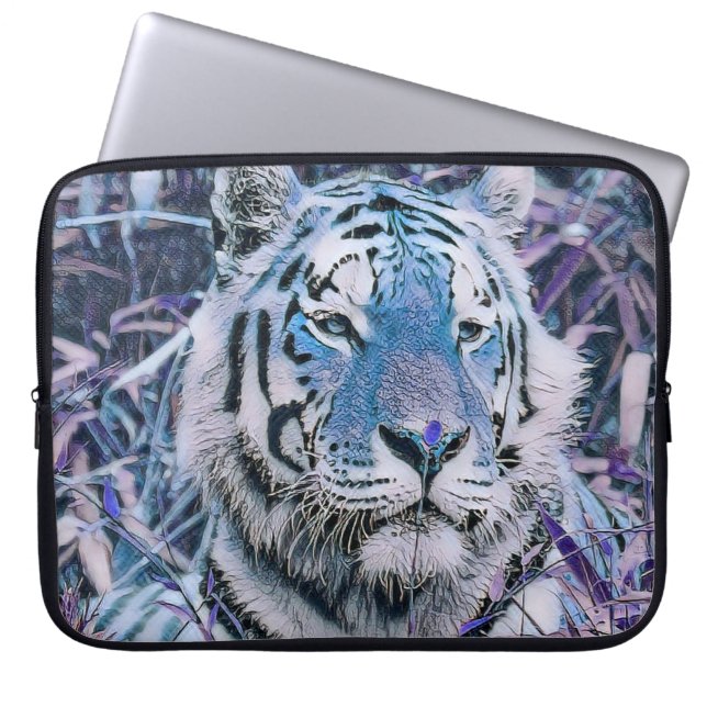 Toony Tiger blue Laptop Sleeve (Voorkant)