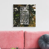 Toopwaartse bril #3 (12x12) canvas afdruk (Insitu (Woonkamer))