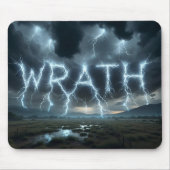 toorn bliksem over veld muismat (Voorkant)