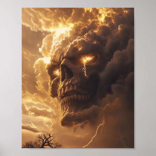 Toorn van de Stormschedel Poster (Voorkant)