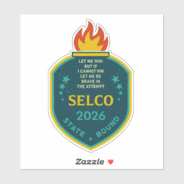 Toorts en Eed Sticker