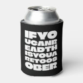 TooSober Drankkoeler Blikjeskoeler (Blikje Voorkant)