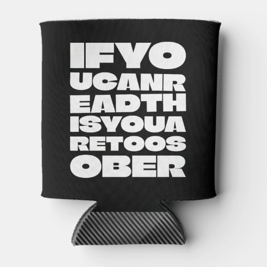 TooSober Drankkoeler Blikjeskoeler (Voorkant)