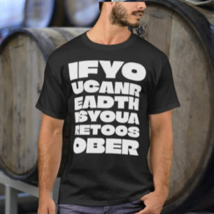 TooSober Typografie T-shirt