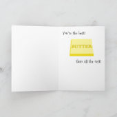 Toost aan Papa op de Boter van Vaderdag dan de Kaart (Binnen)