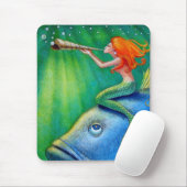 Toot je zeemeermin op! Fantasy Art Mousepad Muismat (Met muis)