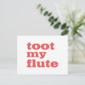 Toot My Flute Briefkaart (Staand voorkant)