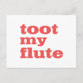 Toot My Flute Briefkaart (Voorkant)