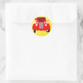 Toot! Toot! Ronde Sticker (Tas)
