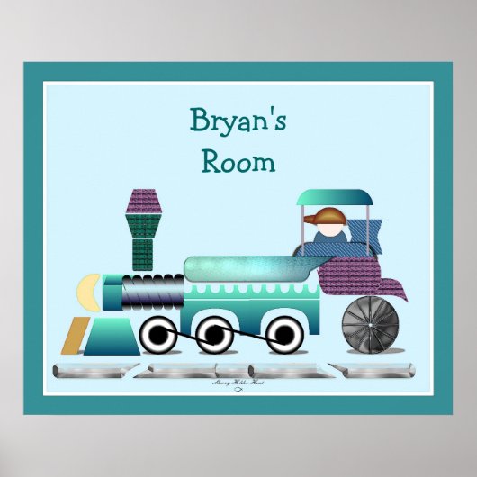 Toot Toot Toot Train Poster (Voorkant)