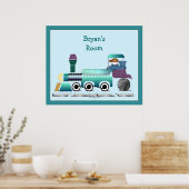 Toot Toot Toot Train Poster (Keuken)