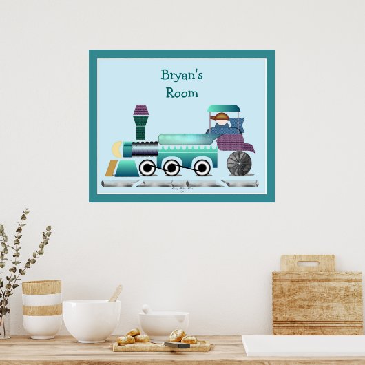 Toot Toot Toot Train Poster (Keuken)