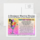 Toot-Tootsie Chocolate Cocktail Recipe Kaart (Voorkant / Achterkant)