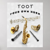 TOOT UW EIGEN HOREN POSTER (Voorkant)
