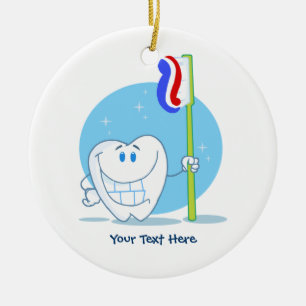 Tooth (aanpasbaar) keramisch ornament