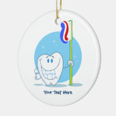 Tooth (aanpasbaar) keramisch ornament (Links)