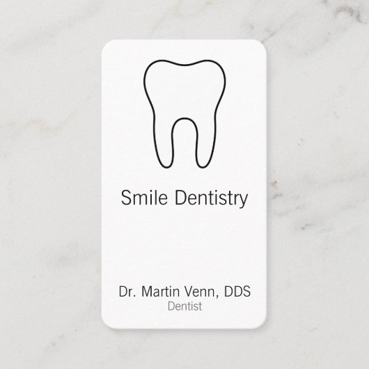 Tooth Afsprakenkaartje (Voorkant)