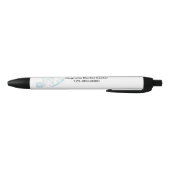 Tooth and Toothbrush Dental Design Zwarte Inkt Pen (Bodem)