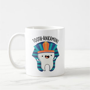 Tooth-ankamun Funny Tooth Pun Koffiemok