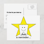 "Tooth" Briefkaart voor benoeming (Voorkant / Achterkant)