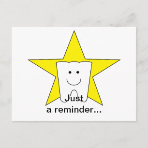 "Tooth" Briefkaart voor benoeming