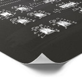 Tooth Brush 1941 Patent Art Chalkboard Poster (Hoek)